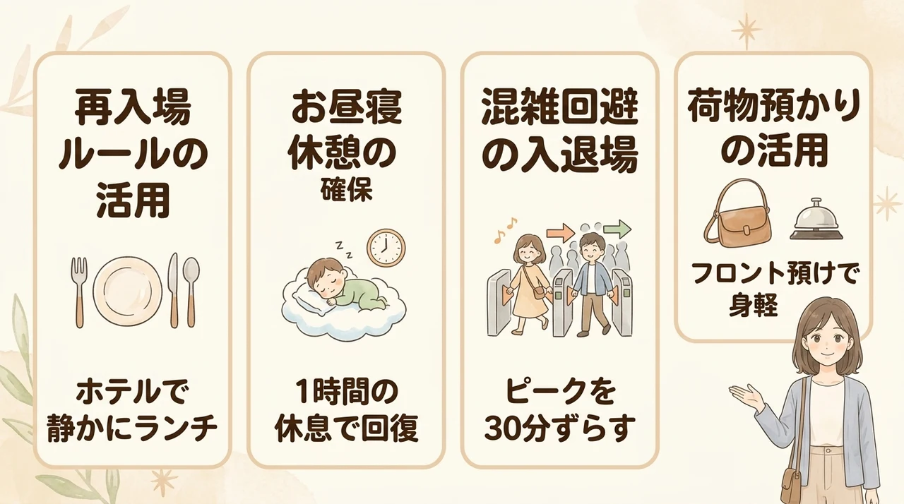 疲れないUSJ旅行！徒歩圏ホテルを活用するタイパ戦略