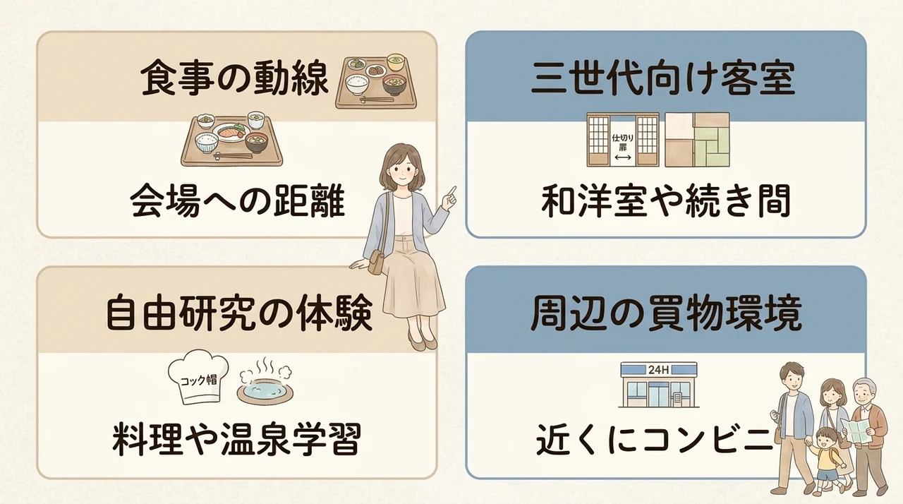子連れ家族旅行を修行にしない宿選びのポイント