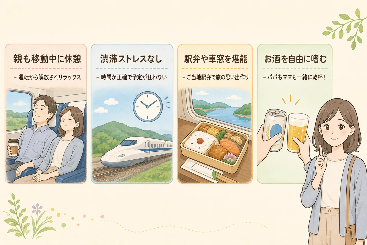 子連れで車なし旅行を楽しむ4つのメリット