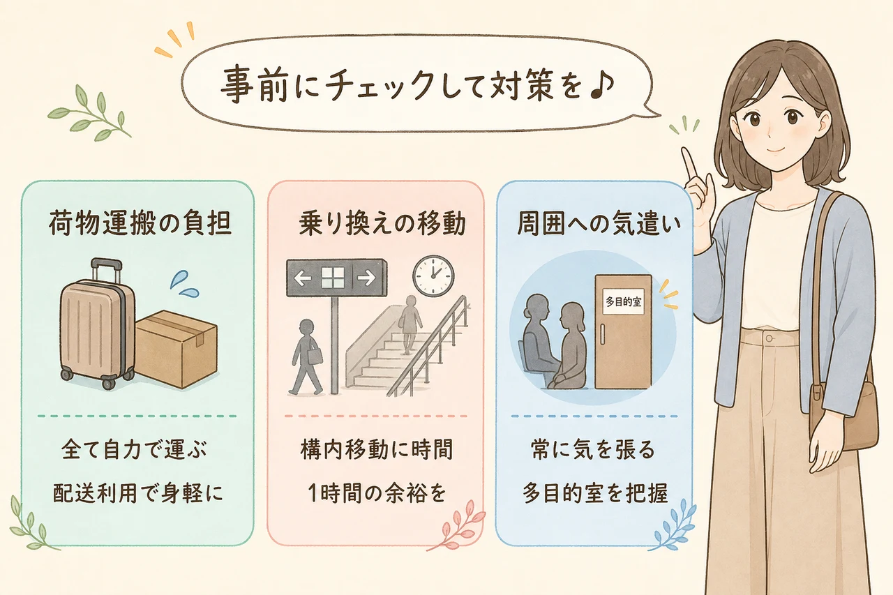 車なしの子連れ旅行で覚悟すべき3つのデメリット