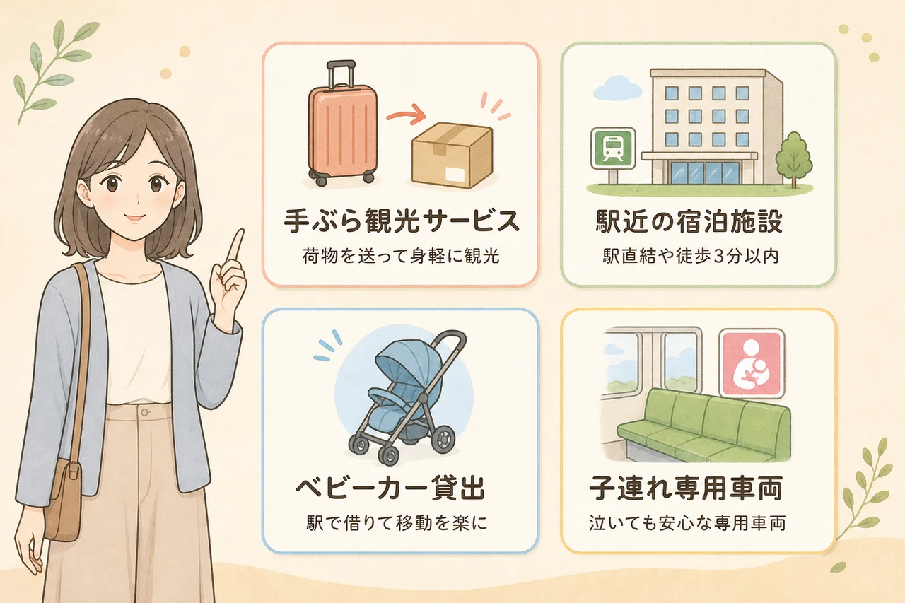 車なし旅行を修行にしないための快適な移動術
