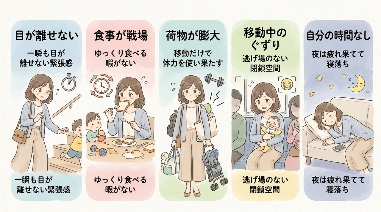 子連れ旅行はなぜ大変?親が感じる5つのデメリット