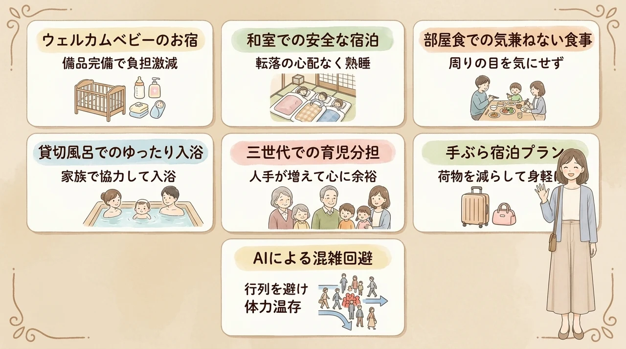修行を楽しみへ!子連れ旅行を楽にする7つのメリット