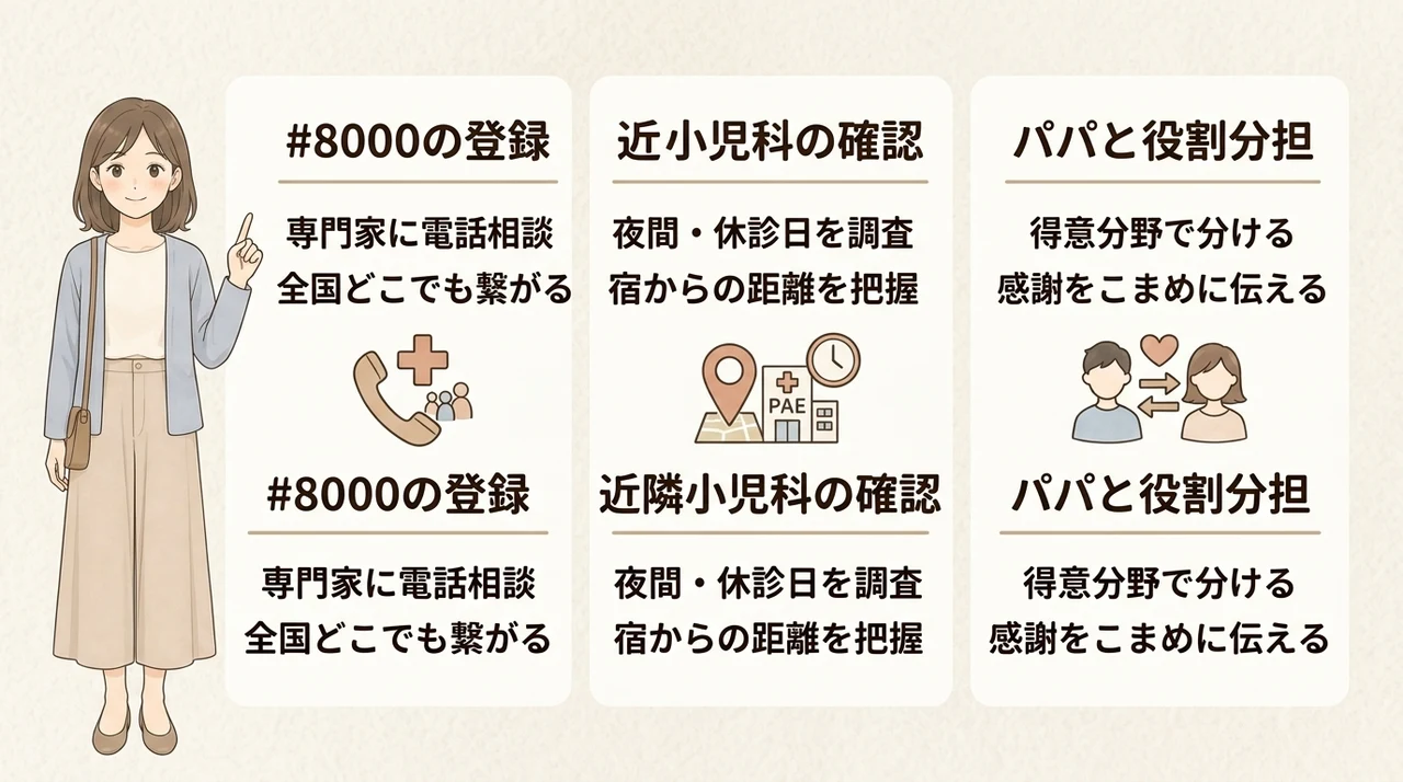 急病や喧嘩を防止!子連れ旅行を失敗させない3つの対策