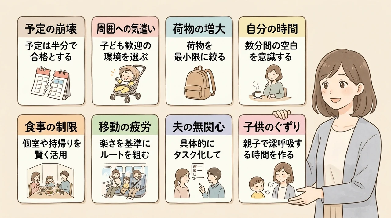 子連れ旅行でイライラが止まらない8つの原因