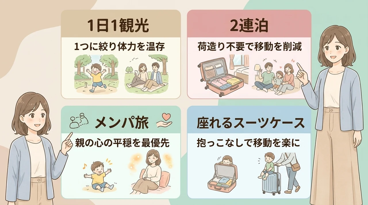スケジュールに余白を作る子連れ旅行の調整術