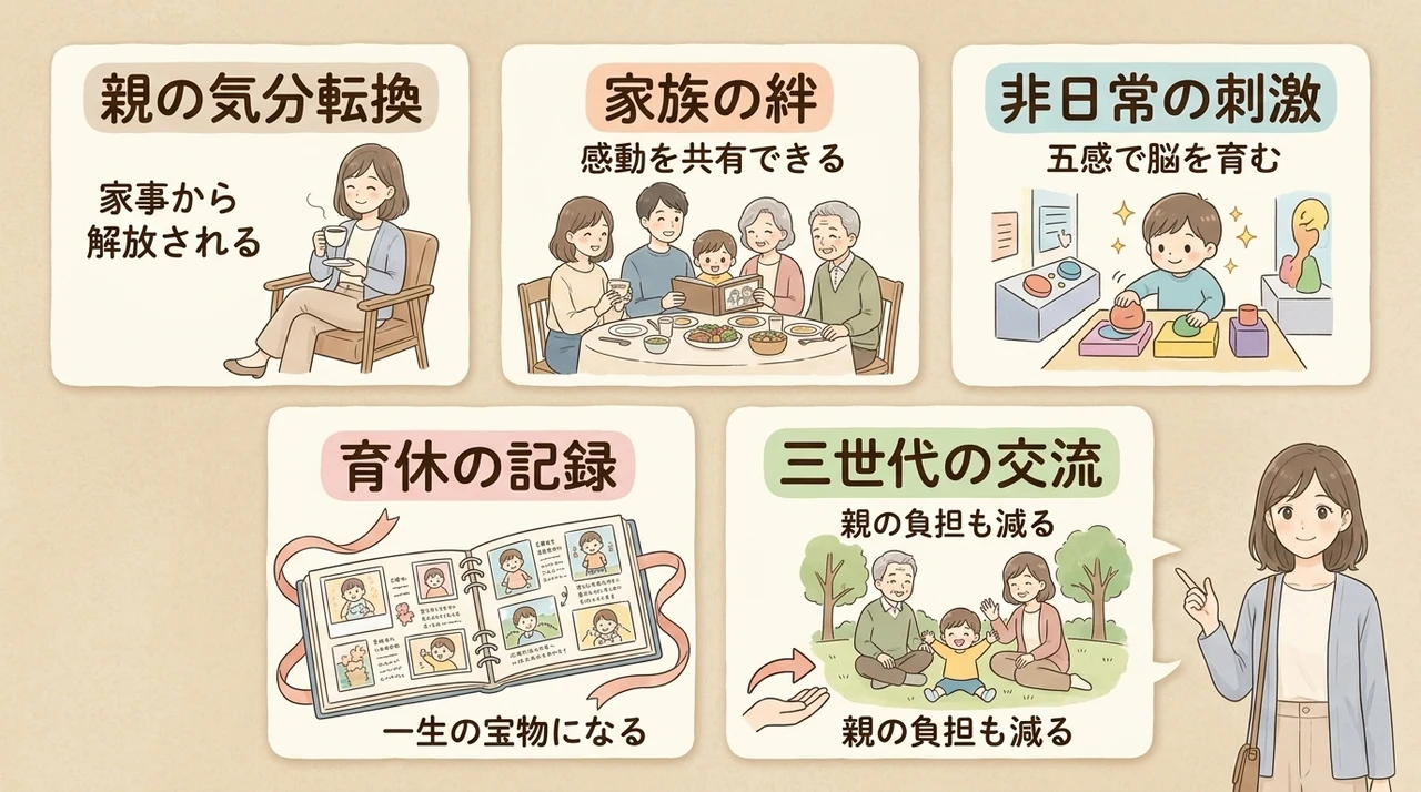 赤ちゃんと行く旅行メリット5つ|親の思い出作り