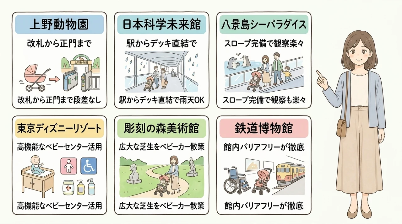 電車でOK：ベビーカーで回る関東1歳連れおすすめコース10